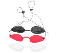 BATHVEVE 3pcs Tpu Blackout Eye Goggles for Eyes with UV Protection and Portable Design Elastic Patches for Hiking and Flight Travel