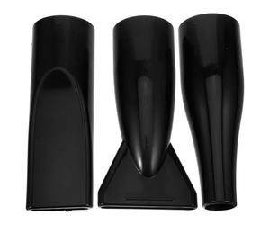 BATHVEVE 3Pcs Universal Blow Dryer Nozzle Attachment Set, ABS Hair Dryer Front Nozzle Large and Small Round Diffuser Tips, Replacement Styling Tool for Pet and Human Hair Drying