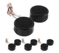BATHVEVE 4pairs High Efficiency Mini Dome Tweeter Car Audio System Replacement Unit Installation Vehicle Tweeters for Precise Acoustic Tuning and Broad Compatibility with Car Stereo