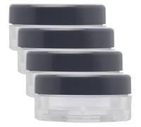 BATHVEVE 4pcs 10g Empty Loose Makeup Powder Containers with Sifter Net Small Refillable Cosmetic Powder Boxes for Travel and Body Storage