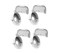 BATHVEVE 4pcs Childproof Stove Knob Covers Kitchen Safety Guard Gas Cooker Control Switch Protectors for Oven and Hob Safety Lock for Proofing