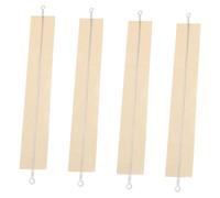 BATHVEVE 4pcs Hand Pressure Sealer Replacement Heat Element Wires with Cloth Tape for Vacuum Sealing Machines Heating Strips Compatible with Plastic Bag Sealing Easy to Use Repair Kit