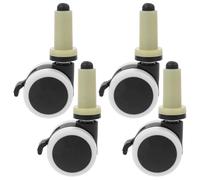BATHVEVE 4pcs High Chair Replacement Swivel Wheels Dining Chair Casters Heavy Duty Highchair Accessories for Nursery and Home Use Random Color