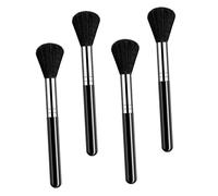 BATHVEVE 4pcs Nail Art Dust Brush Nail Buffers for Thin Comfortable for Manicure Cleaning