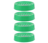 BATHVEVE 4Pcs Pigeon Nest Box Plastic Bird Nest Bowl with Washable Mat Easy to Dry for Racing Pigeons and Doves Safe and Sturdy Bird Egg Breeding Supplies