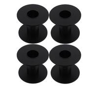 BATHVEVE 4pcs Small Plastic Cable Bobbin Spools Compact Wire Spools Replacement for Fishing Line and Cable Storage for Outdoor and Travel Use