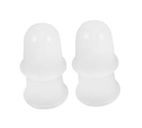 BATHVEVE 4pcs Transparent Silicone Vacuum Cupping for Home Massage Soft Manual Suction Cups for Muscle Relief and Circulation Improvement Portable Cupping Device