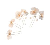 BATHVEVE 4pcs Wedding Comb Hair Pins Bridal Accessories Leaf Hair Ornaments for Women Charming Vintage Flower Hairpins for Bridesmaid and Bride