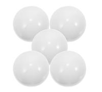 BATHVEVE 5pcs White Roulette Wheel Beads Replacement for Wheels Game Supply for Fortune Spinning and Interactive Play
