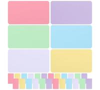 BATHVEVE 600pcs Handwritten Word Flash Cards Blank Paper Note Cards for Writing Practice Study Memory Learning and Organising Notes
