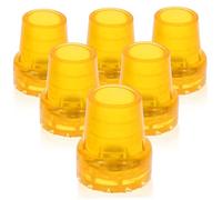 BATHVEVE 6pcs Crutch Tip Rubber Ends Non-Skid Shockproof Walking Stick Feet Pads for Outdoor Use