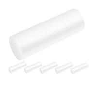 BATHVEVE 6pcs Foam Cylindrical Decoration Tube Foam Rods Floral Rods Modeling Craft Cylinders Flower Arrangement Cylinders Craft Blocks Tube White