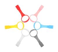 BATHVEVE 6pcs Portable Standing Helper Rings for Infants, Dual Grasp Pp Pull up Assistance Tool for Playpen and Crib Use During Daily Play Sessions