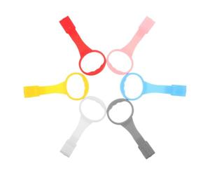 BATHVEVE 6pcs Portable Standing Helper Rings for Infants, Dual Grasp Pp Pull up Assistance Tool for Playpen and Crib Use During Daily Play Sessions