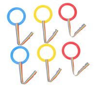 BATHVEVE 6pcs Walking Rope for Preschool Anti-Lost Safety Harness for Outdoor Group Activities Kindergarten Nursery Use