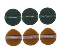 BATHVEVE 6pcs Wet and Dry Use Makeup Puff Loose Powder Puff for Translucent Setting Cosmetics for Essence Makeup