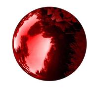 BATHVEVE 8 Inch Stainless Steel Reflective Gazing Ball, Polished round Garden Ornament Orb with Weather Resistant Surface, for Pond or Pool Outdoor Décor in Season