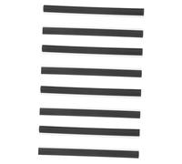 BATHVEVE 8pcs Rubber Edge Replacement Strips for Dustpan Durable Lip for Enhanced Cleaning Performance Snug Fit Waste Management for Home and Commercial Use