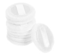 BATHVEVE 8pcs Velvet Round Makeup Powder Puff Loose Powder Airbrush Makeup Soft Cotton for Travel Random Color