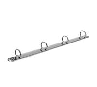 BATHVEVE A4 Notebook Binder Mechanism Replacement Kit with Metal Ring Binder Clips, Multifunctional Design and Large Capacity Storage, Suitable for Travel and School Use, Sturdy Iron