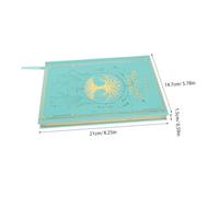 BATHVEVE A5 Hardcover Daily Mindfulness Notebook Wellness Habit Tracker 5.8x8.3inch Smooth Writing Portable Elegant Design Refined Cover for Travel and Work Women Gratitude Journal