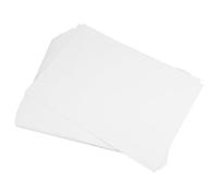 BATHVEVE A5 White Grain Texture Binding Covers 100 Sheets Office Supply Document Protectors for Business and School Binder Accessories