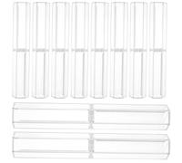 BATHVEVE Acrylic Hexagonal Pen Boxes for Showcasing and Holding 10pcs Empty Pen Case Holder Types of Sl nd Elegant Design Suitable for Presentation and Desk Organisation