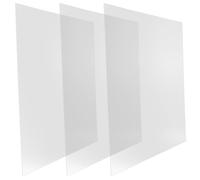 BATHVEVE Acrylic Shelf Dividers Sturdy Acrylic Material for Cabinets and Shelves 3pcs Keep Organized for Home and Library Use