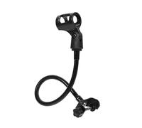 BATHVEVE Adjustable Mic Boom Arm with Clip-on Bracket Structure, Wide Microphone Compatibility Microphone Bracket and Rack Iron and Spray Paint Material, for Radio Station and Tv Station