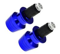 BATHVEVE Aluminum Handlebar Grip Ends Motorcycle Universal 2 Pcs Balancing Anti Vibration round Plug Bike Bar Ends for Electric Vehicle Handlebar Accessories