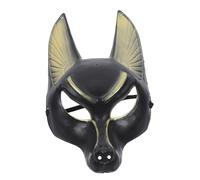 BATHVEVE Anubis Mask Halloween Costume Accessory Vintage Plastic for Parties Unique Cosplay Prop for Halloween Christmas and Fancy Dress Events Eye Catching Design for Parties and