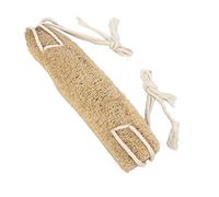 BATHVEVE Back Scrubber Exfoliating Band Natural Loofah Shower Sponge for Deep Clean Breathable and Quick-Drying Bath Tool for and Personal Care