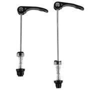 BATHVEVE Bicycle Quick Release Skewers Set Iron Material 2pcs Secure Wheel Attachment and Easy Installation, Replacement Part for Front and Rear Wheel Hubs for Road and Mountain Bikes