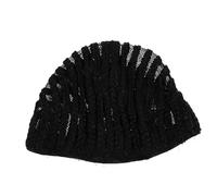 BATHVEVE Black Crochet Wig Net Cap for Cornrows Hair Protection Comfortable Skin-friendly Braided Hair Liner for Secure Wig Fit Unisex Lightweight Hairnet for Easy Sew-in and Natural Look