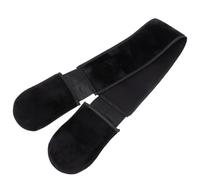 BATHVEVE Black Flocking Bath Shower Scrubber Gloves for Exfoliating and Massage, Skin-Friendly and Breathable Spa Scrubber Suitable for Bathing, for People with Arthritis and Injuries