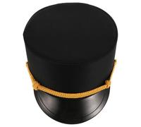BATHVEVE Black Train Driver Cap Unisex Adult Railroad Engineer Hat Breathable Cloth Material Universal Fit for Railway Work Environments and Train Theme Party Vintage Classic Railroad Style