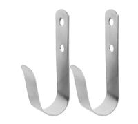 BATHVEVE Boat Hooks and -Term Use Stainless Steel 2pcs for Hanging Clothes Sturdy Over-the-Door Hooks Excellent Bearing Capacity and Yacht Use in Marine and Indoor Settings