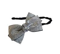 BATHVEVE Bowknot Hair Bun Maker Rhinestone Hair Curler Tool 1-piece Elegant Bun Shaper for Girls Suitable for Parties and Special Occasions