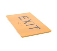BATHVEVE Braille Sign Acrylic Exit Label for Outdoor Use Exit Sign for Blinder Accessibility for Malls and Public Spaces Safety Identifier for Visually Impaired Individuals