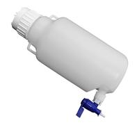 BATHVEVE Break-Resistant Water Dispenser Bottle Drinks Dispenser with Spigot and Well Polished PE Material Large 5l Capacity, Compact for School Use for Classroom and Lab