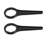 BATHVEVE Bucket Lid Opener Tool Sturdy Material 2pcs User-Friendly Design, Black for Improving Work Efficiency for Paint and Buckets in Home and Industrial Use