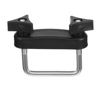 BATHVEVE Car Rack Clips Roof Rack Mounting Bracket Car Roof Mounting Clips Black Metal Plastic Lightweight Versatile Fit 3.85x2.75x0.39in Long-distance Travel Luggage Frame