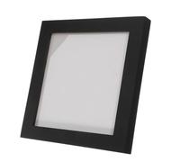 BATHVEVE CD Display Frame Desktop CD Frame 12.5x12.5x3inch Wood Minimalist Stylish Organizer for Photos Home Decor Enhancement for Office and Living Room