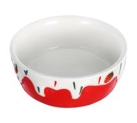 BATHVEVE Ceramic Hamster Food Bowl Sturdy 3.5 Inch Water Dish Anti-Spill Feature Suitable for Guinea Pigs Rabbits and Chinchillas in Cage Feeding