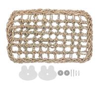 BATHVEVE Chewing with Fixing Accessories Made from Wear-resistant Aquatic Plant Material to Keep Physical and Mental Well-being for Guinea Pigs and Rats in Pet Cage