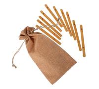 BATHVEVE Chinese Bamboo Divination Sticks Set of 10 for I Ching and Fortune Telling Game with Three-Line Eight Trigrams Design for Feng Shui