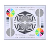 BATHVEVE Color Wheel Chart Lens Focus Test Card Durable Calibration Tool for Cctv Camera Indoor Outdoor Use Accurate Image Assessment