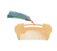 BATHVEVE Comb with Fine Tooth Design for Hair Care and Beard Grooming Ruyi Lock Pattern for Comfortable Scalp Massage and Relaxation