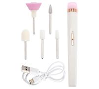 BATHVEVE Cordless Electric Nail Drill Kit Portable Nail Grinder for Manicure Pedicure Supplies Callus Removal and Polishing at Home Salon Use