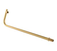 BATHVEVE Curved Lamp Stem Accessory for Table Lamps Stylish Metal Support Arm for Easy Assembly and Maintenance for Modern and Traditional Decor Copper Color